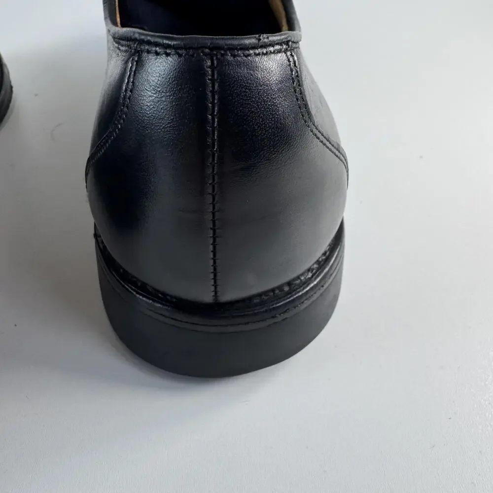 Allen Edmonds Joplin Shoes Mens Size 11.5 D Black Leather Derby Dress Oxford